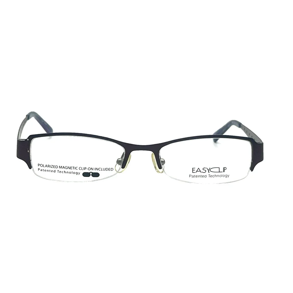 EASYCLIP P6039 RED PURPLE EYEGLASSES FRAMES 49-17-135 AUTHENTIC NEW